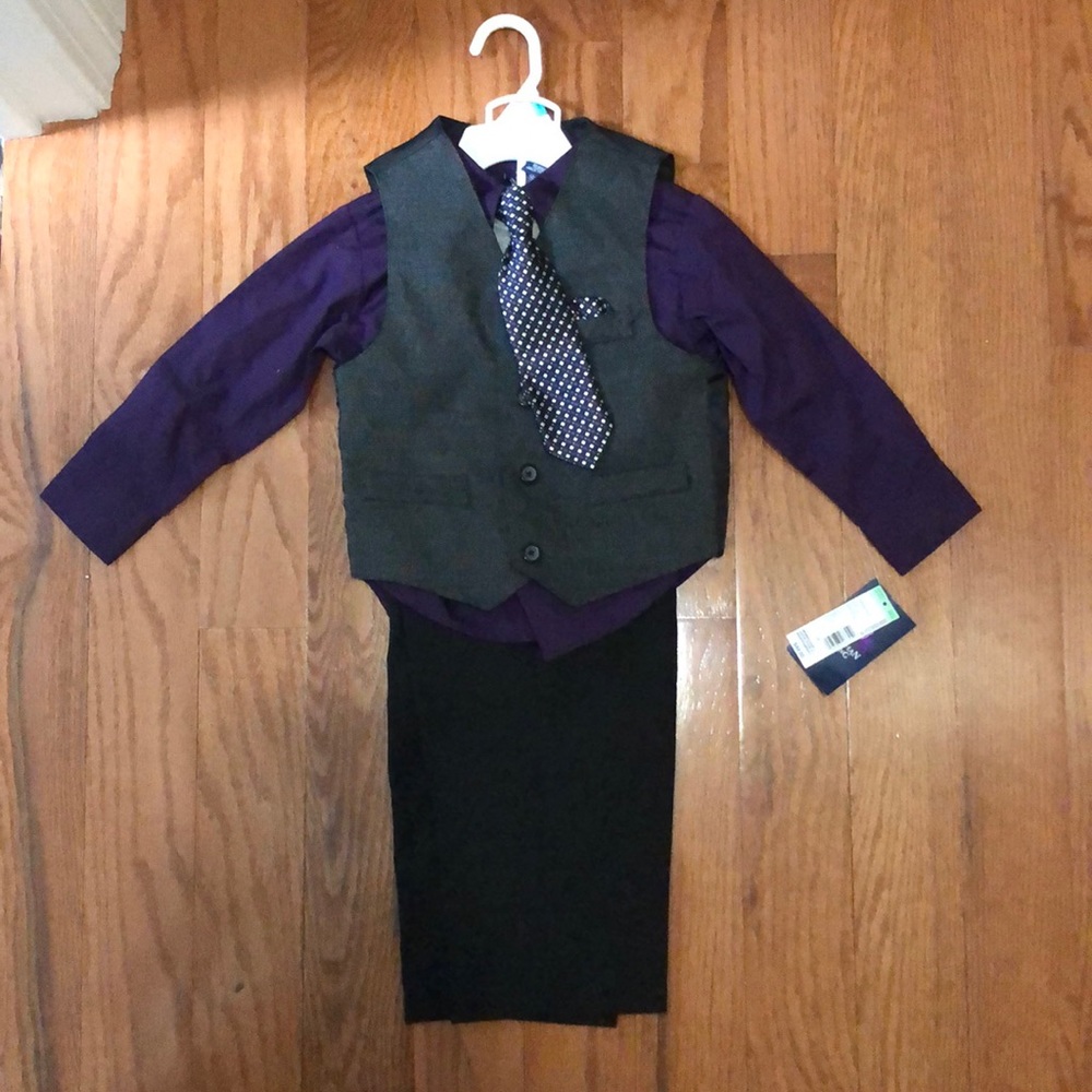 3T Boys 4-piece Suit
